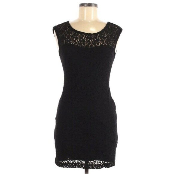 BCBGeneration Women‎ Dress Size Small Black Lace Sh - Picture 1 of 4